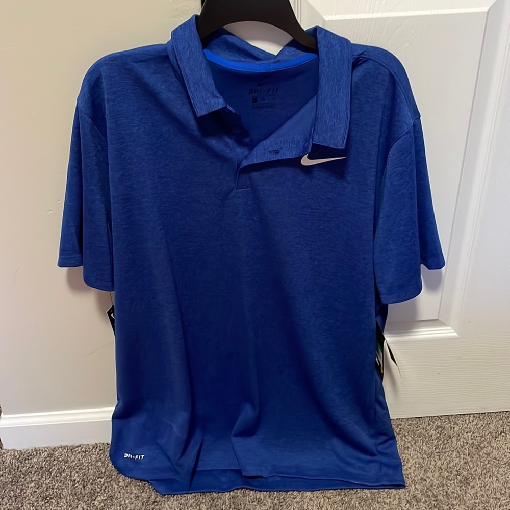 Blue Dri-Fit Polo